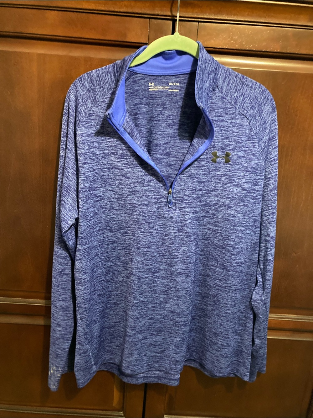 Under Armour Blue Heather 1/4 Zip Pullover